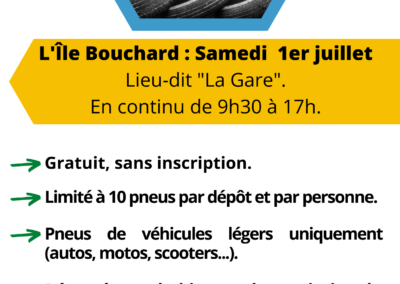 COLLECTE PNEU – L’ILE BOUCHARD
