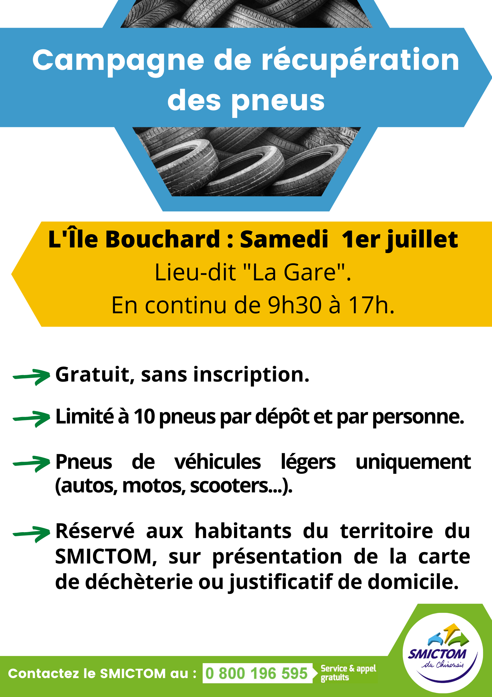 Collecte Pneus – Ile Bouchard