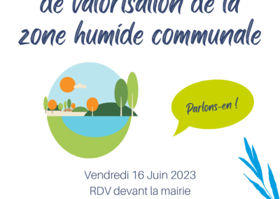 VALORISATION de la ZONE HUMIDE