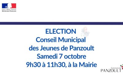Election Conseil Municipal des Jeunes de Panzoult