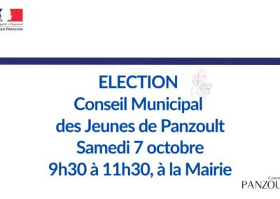 Election Conseil Municipal des Jeunes de Panzoult