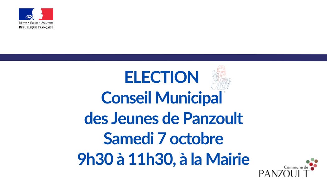 Election Conseil Municipal des Jeunes de Panzoult