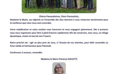 Merci pour votre confiance !